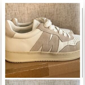 Steve Madden Cream and Tan Casual Sneakers